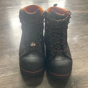 Mens Timberland Pro Anti-Fatigue steel toe size 12W worn once.